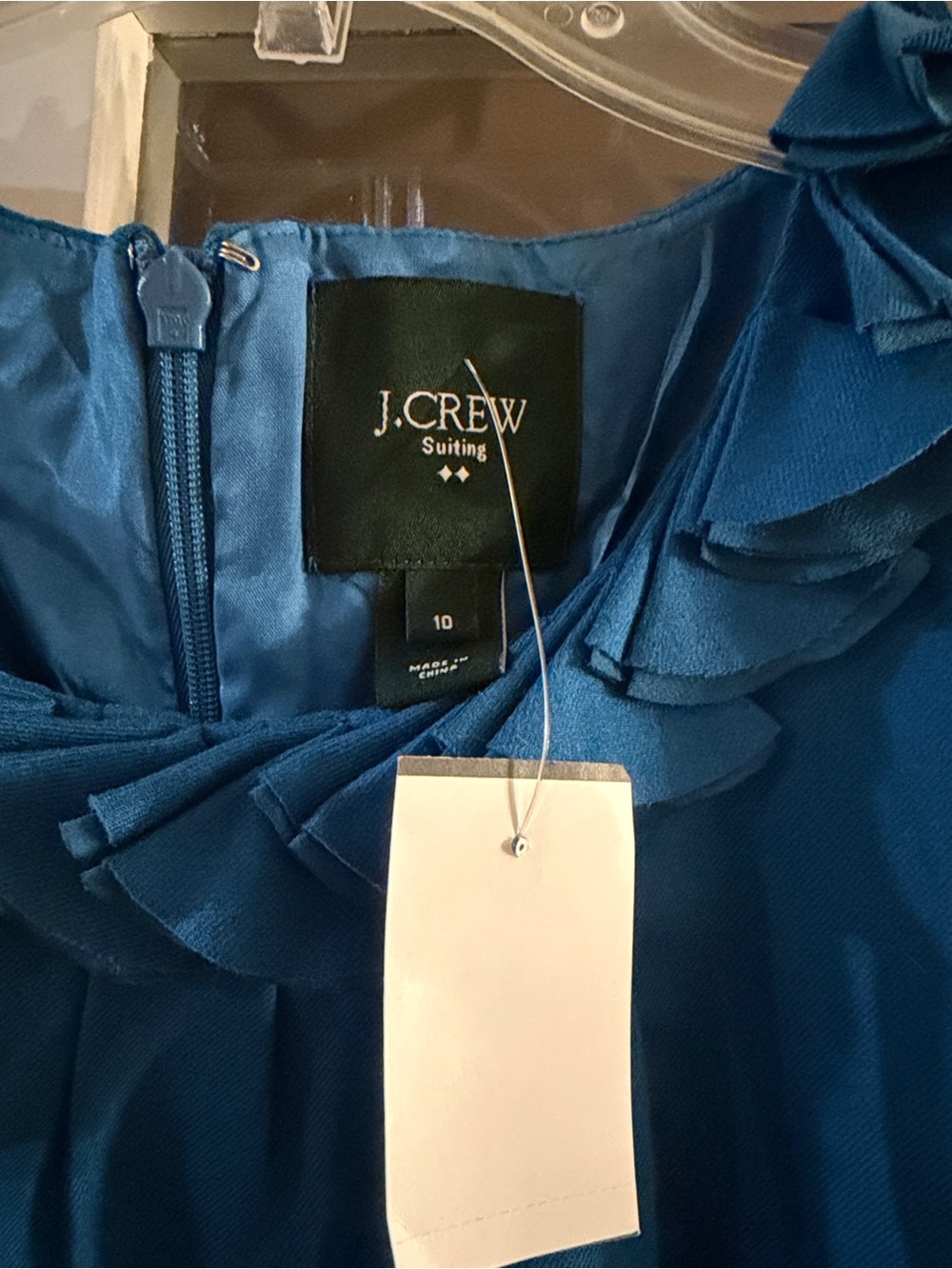 J.Crew Ruffle Neck Dress - Picture 3 of 3